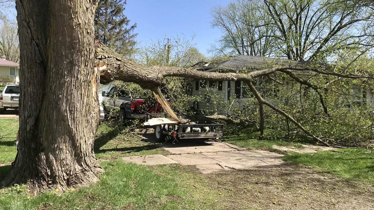 UPDATE NWS confirms EF0 tornado touchdown in Olin