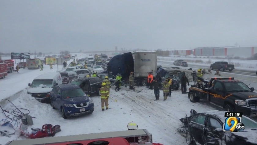 Marshall County Couple Caught In Wisconsin Pile Up Involving 100 Cars