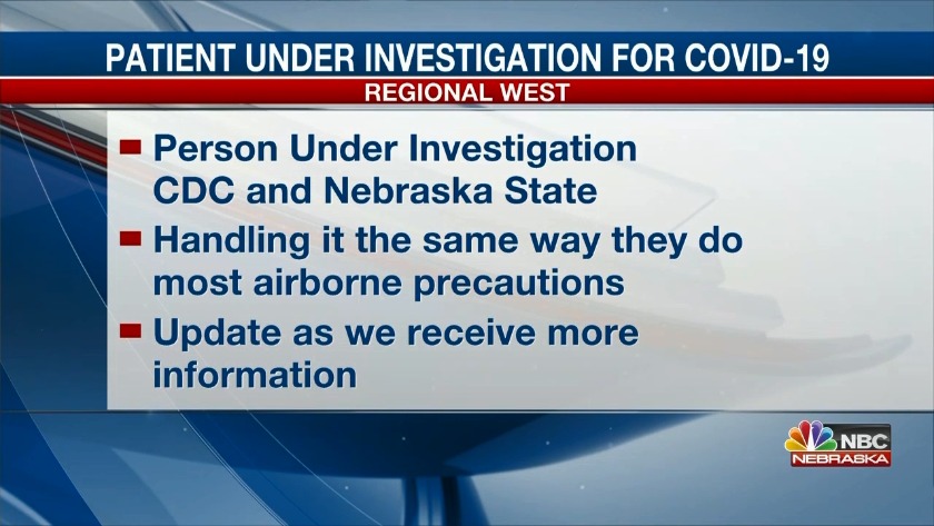 Patient At Scottsbluff Hospital Being Tested For Coronavirus