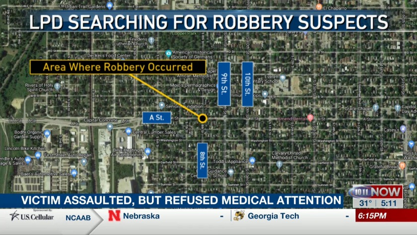 Lpd Searching For Two Robbery Suspects