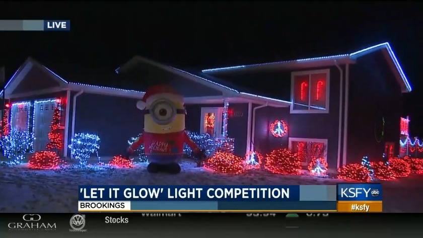 brookings first annual let it glow light competition