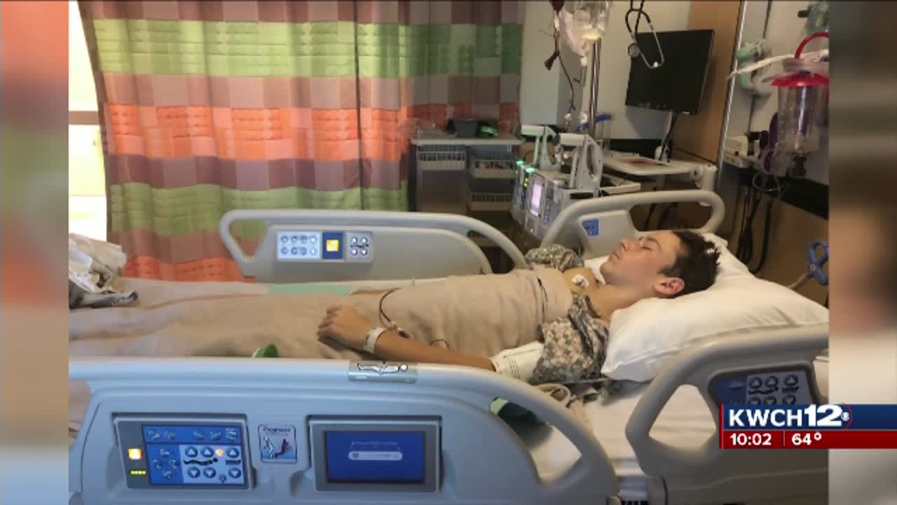 Injured Hutchinson High School Football Player Returns Home After