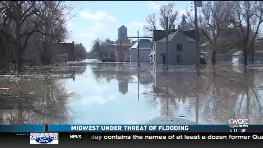 Historic flooding takes over the Midwest