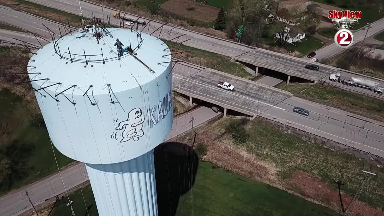 Kaukauna water tower gets a makeover