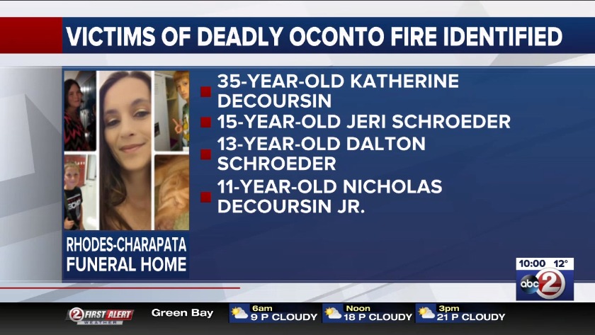 Friends And Family Help Organize Benefit For Victims Of Oconto Fire