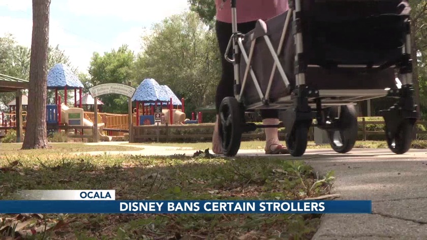 stroller ban at disney