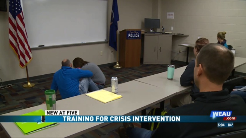 Local agencies take part in special training for crisis intervention