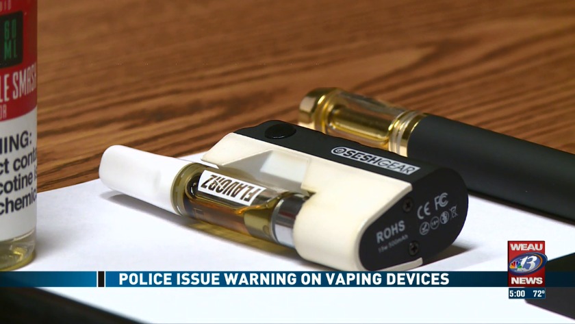 Stanley Police confiscate vape devices from students, warn against dangers