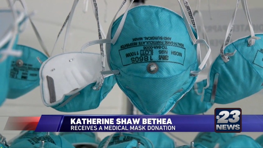 Home Depot Donates N 95 Masks To Katherine Shaw Bethea Hospital