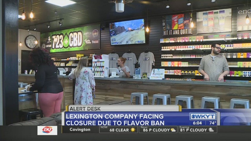 Lexington vapor company facing closure, layoffs if flavoring ban becomes  reality