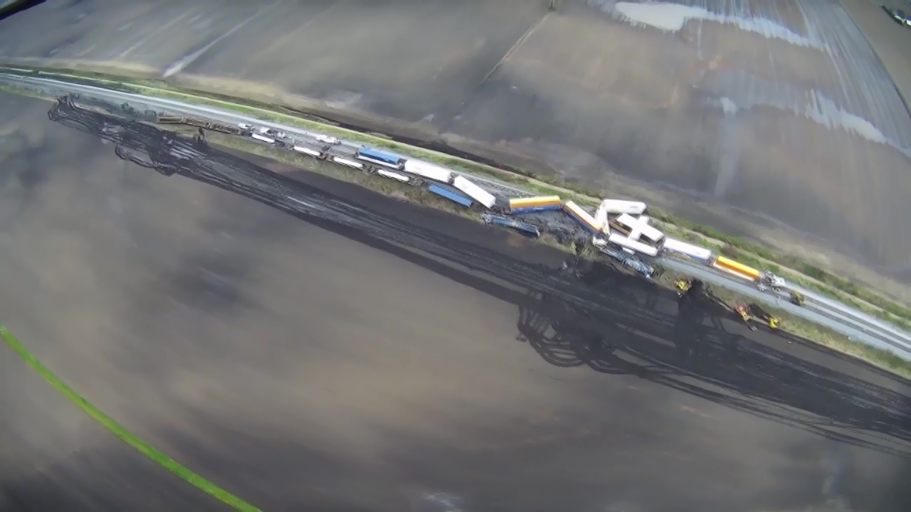 UPDATE Two released from hospital after train derailment in Kosciusko