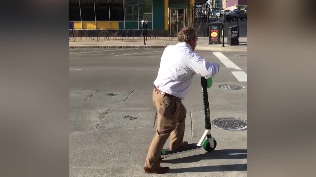 Scooters make their debut on the streets of Omaha