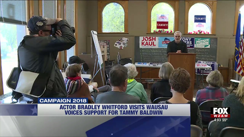 Democrats Drum Up Candidate Support Through Actor And Madison Native Bradley Whitford