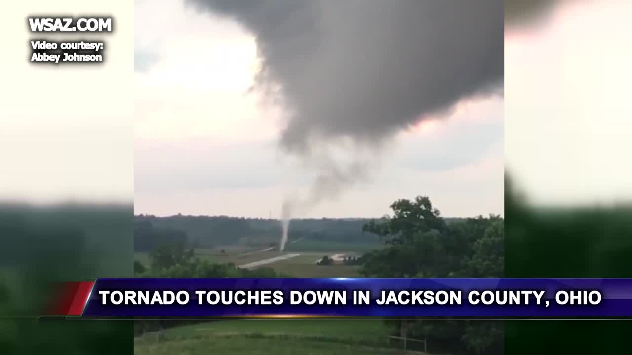 UPDATE Tornado touches down, causes damage in Jackson County, Ohio