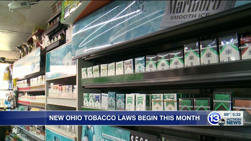 New tobacco age restrictions in Ohio begin October 17th