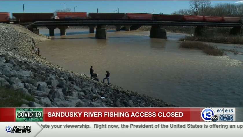 City of Fremont closes fishing access to Sandusky River
