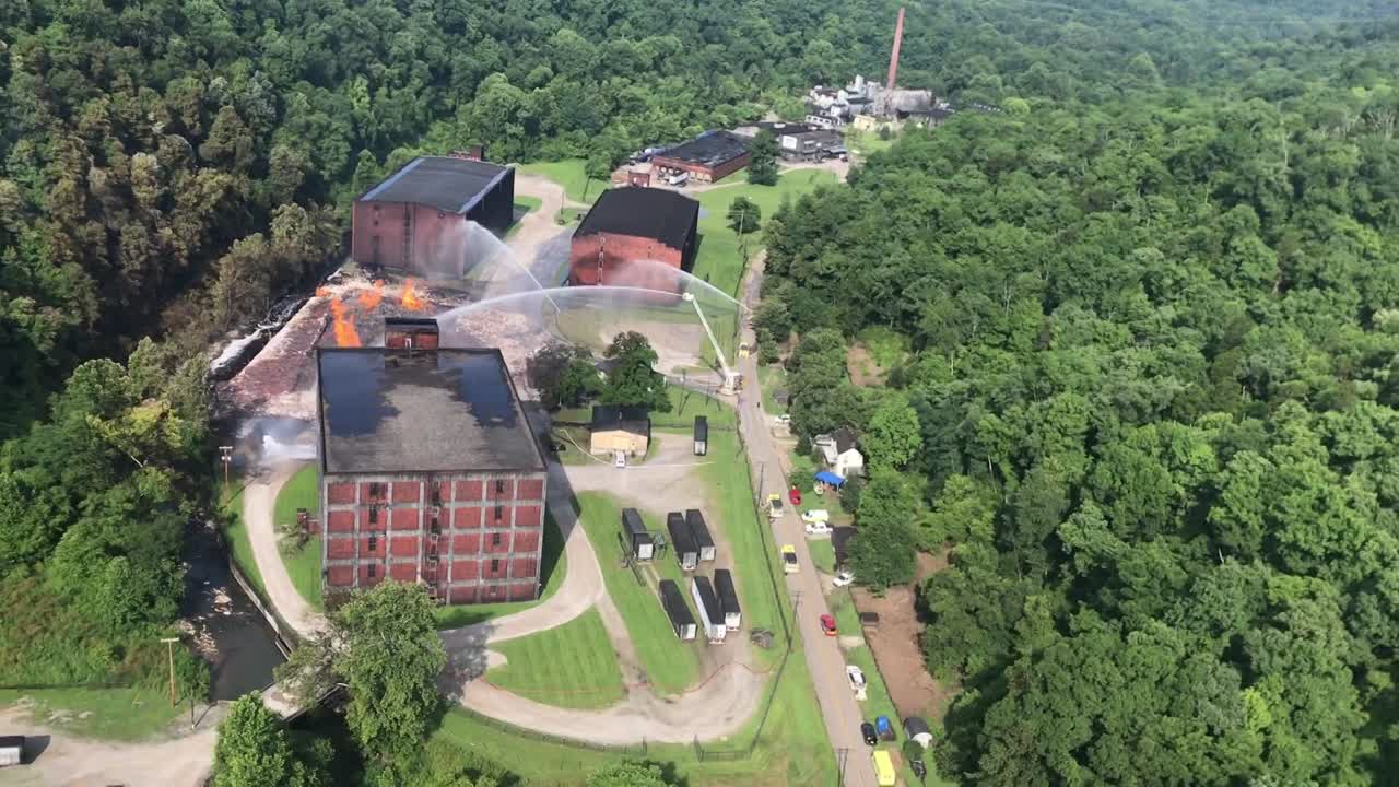 45,000 barrels of Jim Beam bourbon destroyed in massive blaze